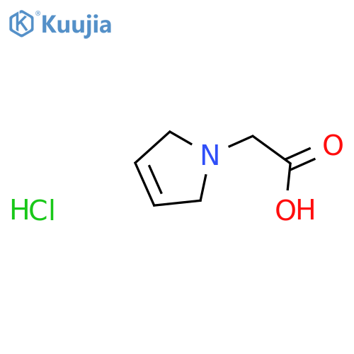 2-(2,5-dihydro-1H-pyrrol-1-yl)acetic acid hydrochloride structure