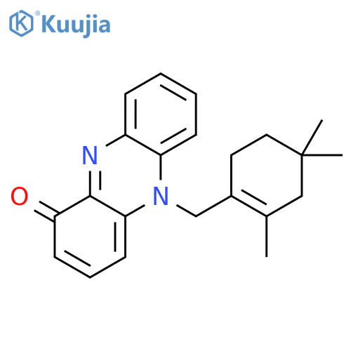 1(5H)-Phenazinone,5-[(2,4,4-trimethyl-1-cyclohexen-1-yl)methyl]- structure