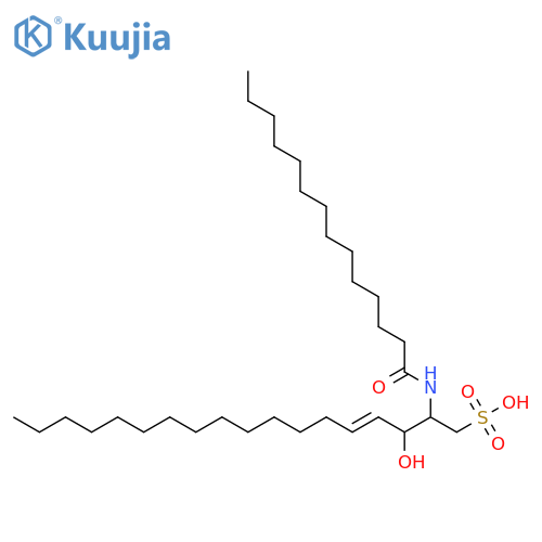 2-Amino-3-hydroxy-4-octadecene-1-sulfonic acid; (2S,3R,4E)-form, N-Tetradecanoyl structure
