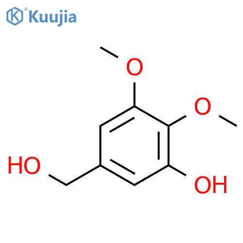Benzenemethanol,3-hydroxy-4,5-dimethoxy- structure