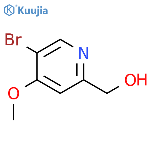 2-Pyridinemethanol, 5-bromo-4-methoxy- structure
