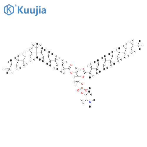 1-O-TBSA-2-O-palmitoyl-sn-phosphotidylethanolamine structure