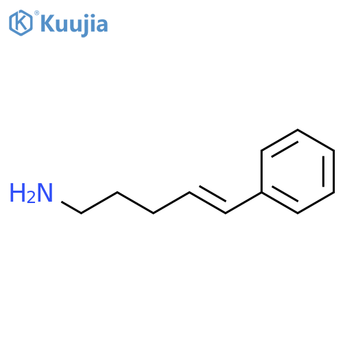 5-phenylpent-4-en-1-amine structure