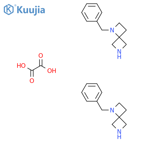 1-Benzyl-1,6-diazaspiro[3.3]heptane hemioxalate structure