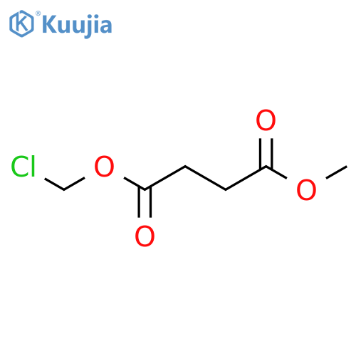 Butanedioic acid, chloromethyl methyl ester structure