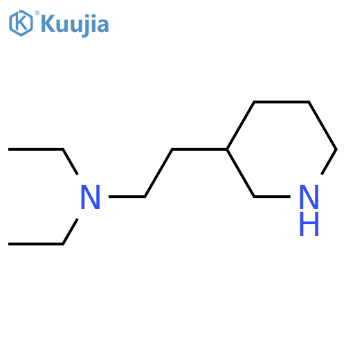 N,N-Diethyl-2-(3-piperidinyl)-1-ethanamine structure