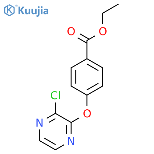 Ethyl 4-(3-Chloropyrazin-2-yl)oxybenzoate structure