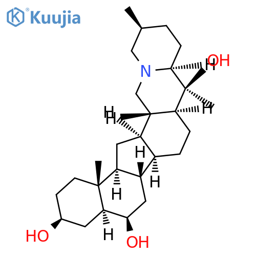 Cevane-3,6,20-triol, (3b,5a,6b,25a)- (9CI) structure