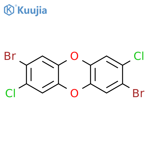 Dibenzo[b,e][1,4]dioxin,2,7-dibromo-3,8-dichloro- structure