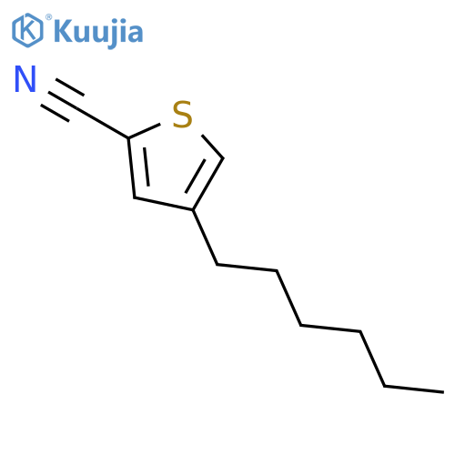 4-Hexylthiophene-2-carbonitrile structure