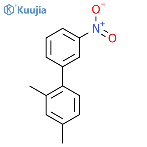 2,4-dimethyl-1-(3-nitrophenyl)benzene structure