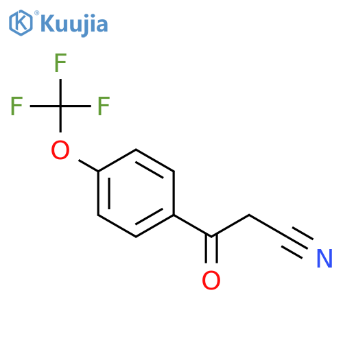 4-(Trifluoromethoxy)benzoyl Acetonitrile structure