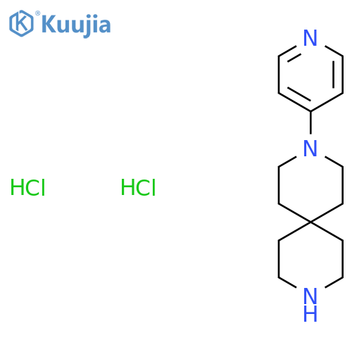 3-(Pyridin-4-yl)-3,9-diazaspiro[5.5]undecane dihydrochloride structure