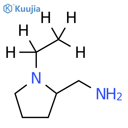 2-(Aminomethyl)-1-ethylpyrrolidine-d5 structure