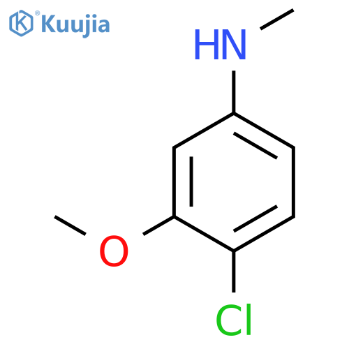 4-chloro-3-methoxy-N-methylaniline structure