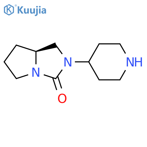 (S)-2-(Piperidin-4-YL)tetrahydro-1H-pyrrolo[1,2-C]imidazol-3(2H)-one structure