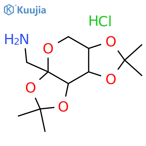 1-Amino-1-deoxyfructose; β-D-Pyranose-form, 2,3:4,5-Di-O-isopropylidene, hydrochloride structure