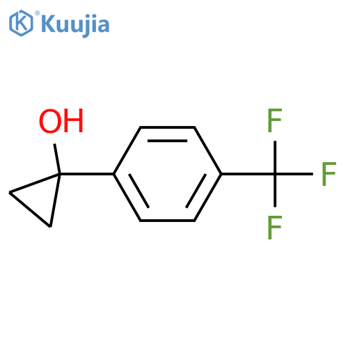 1-4-(Trifluoromethyl)phenylcyclopropan-1-ol structure