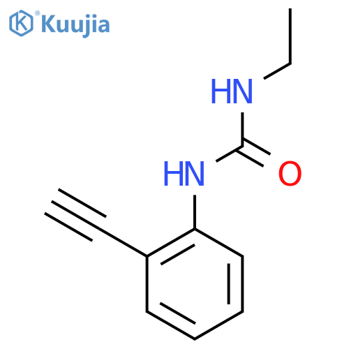 3-Ethyl-1-(2-ethynylphenyl)urea structure