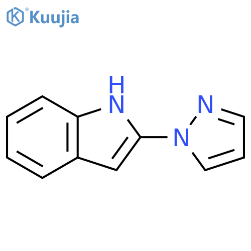 2-pyrazol-1-yl-1H-indole structure