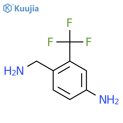 4-(Aminomethyl)-3-(trifluoromethyl)aniline structure