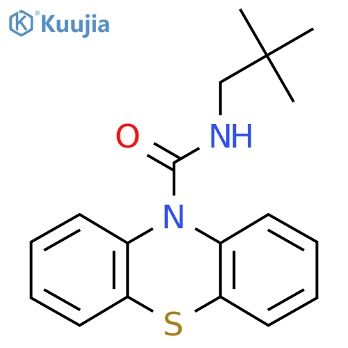 N-(2,2-dimethylpropyl)-10H-phenothiazine-10-carboxamide structure