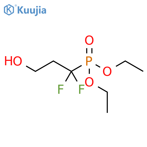 diethyl (1,1-difluoro-3-hydroxypropyl)phosphonate structure