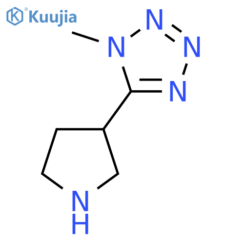 1-Methyl-5-pyrrolidin-3-yltetrazole structure