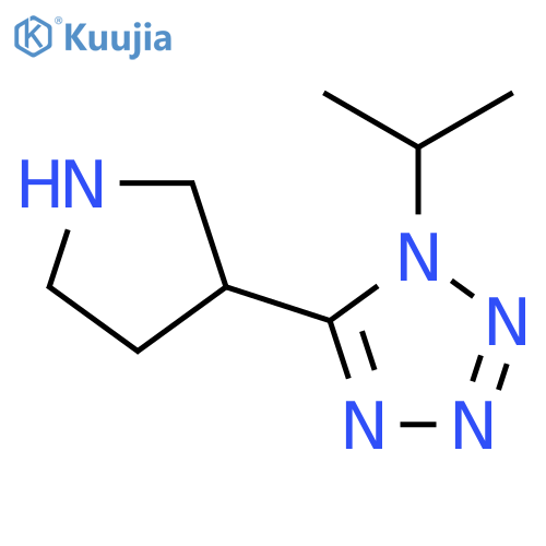 1-Propan-2-yl-5-pyrrolidin-3-yltetrazole structure