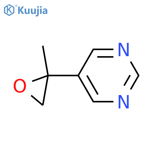 5-(2-methyloxiran-2-yl)pyrimidine structure