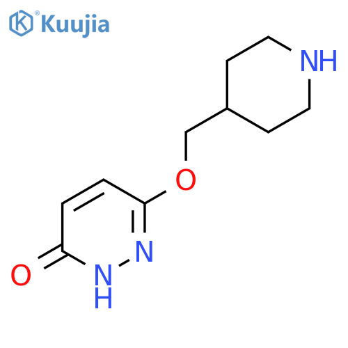 6-[(piperidin-4-yl)methoxy]-2,3-dihydropyridazin-3-one structure