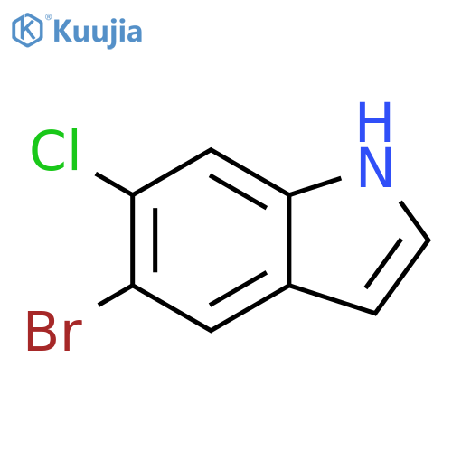 5-Bromo-6-chloro-1H-indole structure