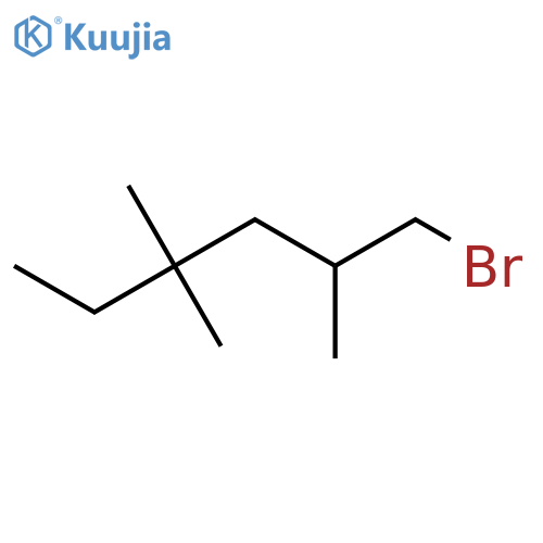 1-Bromo-2,4,4-trimethylhexane structure