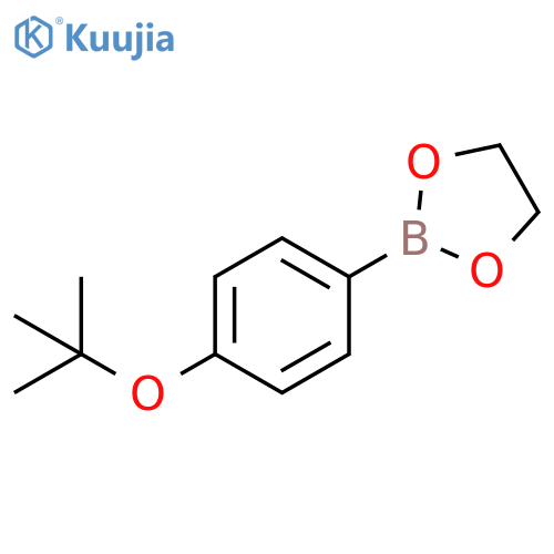 1,3,2-Dioxaborolane, 2-[4-(1,1-dimethylethoxy)phenyl]- structure