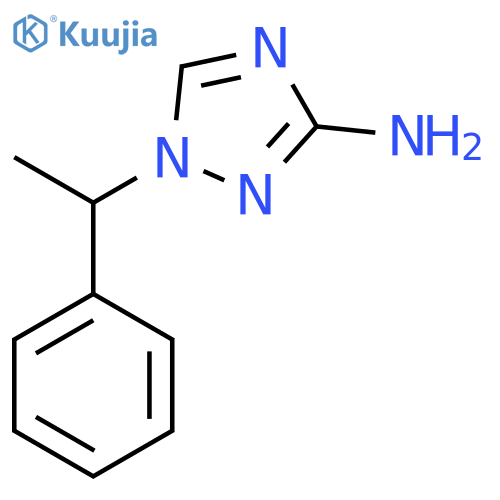 1-(1-Phenylethyl)-1H-1,2,4-triazol-3-amine structure