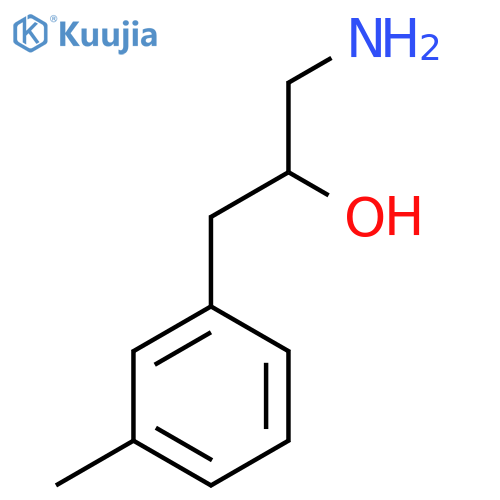 1-Amino-3-(3-methylphenyl)propan-2-ol structure