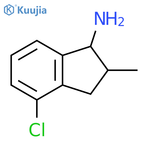 4-Chloro-2-methyl-2,3-dihydro-1h-inden-1-amine structure