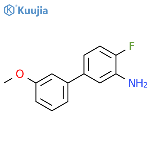 2-fluoro-5-(3-methoxyphenyl)aniline structure