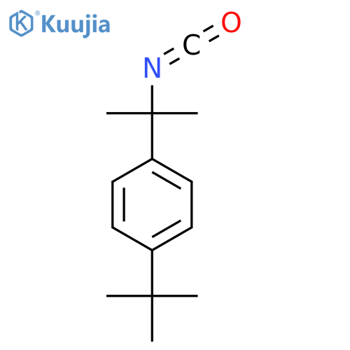1-tert-butyl-4-(2-isocyanatopropan-2-yl)benzene structure