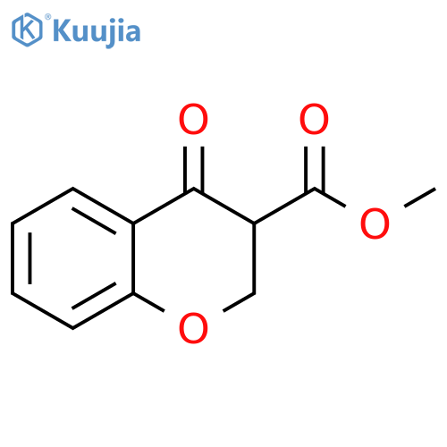methyl 4-oxo-3,4-dihydro-2H-1-benzopyran-3-carboxylate structure