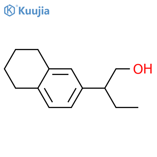 2-(5,6,7,8-tetrahydronaphthalen-2-yl)butan-1-ol structure