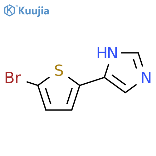 4-(5-bromothiophen-2-yl)-1H-imidazole structure