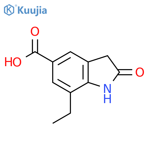 7-Ethyl-2-oxoindoline-5-carboxylic acid structure