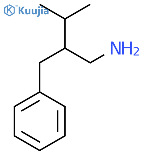 2-(aminomethyl)-3-methylbutylbenzene structure
