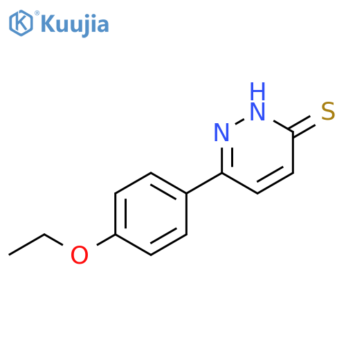 6-(4-ethoxyphenyl)pyridazine-3-thiol structure