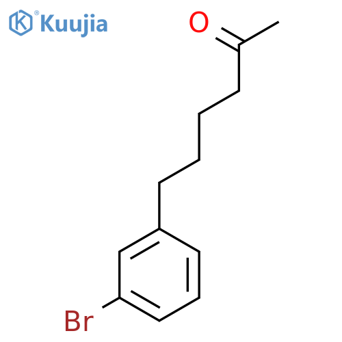 6-(3-bromophenyl)hexan-2-one structure