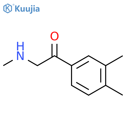 1-(3,4-dimethylphenyl)-2-(methylamino)ethan-1-one structure