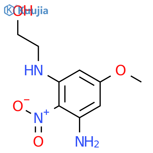 ETHANOL, 2-[(3-AMINO-5-METHOXY-2-NITROPHENYL)AMINO]- structure