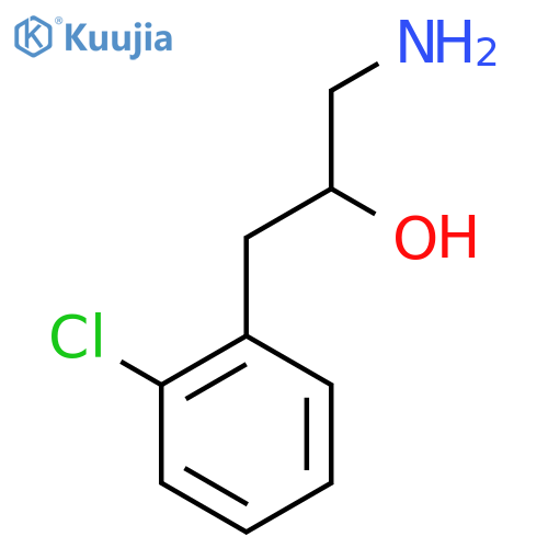 1-Amino-3-(2-chlorophenyl)propan-2-ol structure