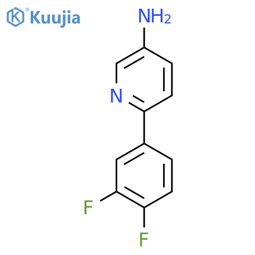 3-Amino-6-(3,4-difluorophenyl)pyridine structure
